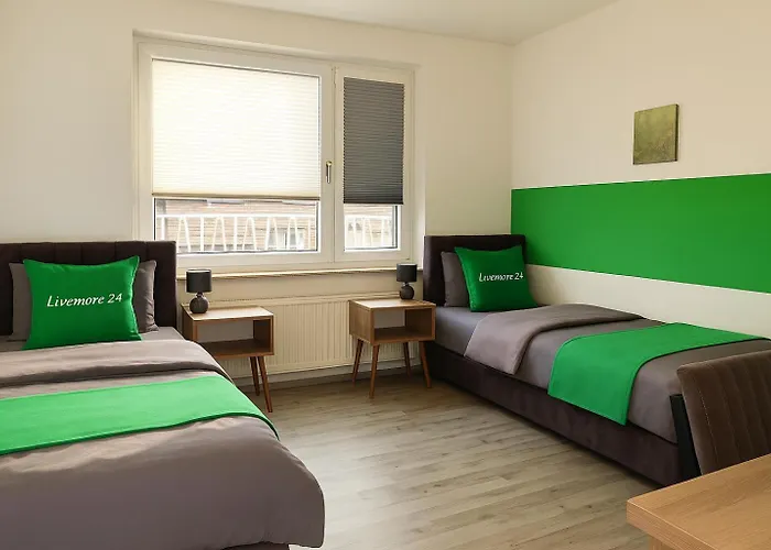 Lejlighed Livemore24 - 2 In Wlan - Smart-tv - 24-7 Check-in Und Kueche